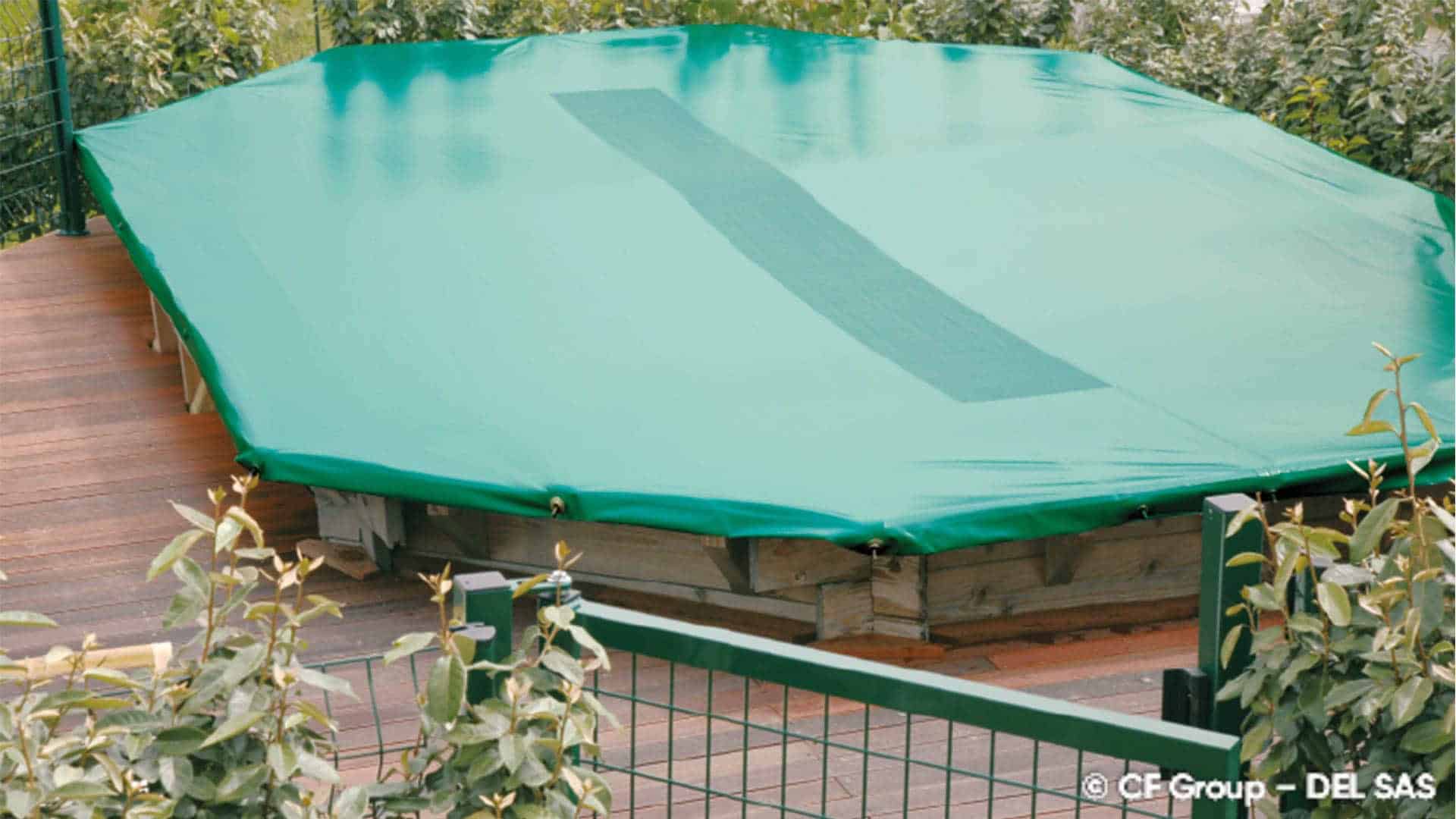 bache opaque pour hivernage piscine hors sol